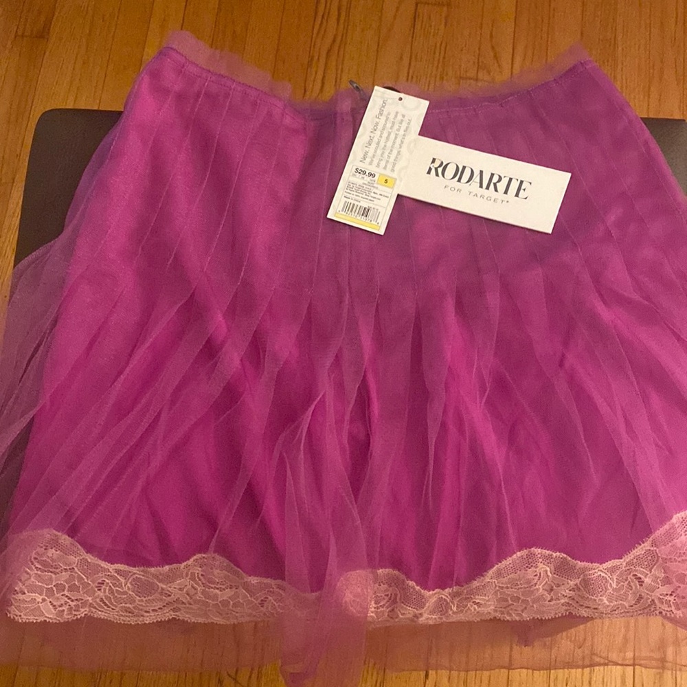 Rodarte for Target raspberry skirt size 5
